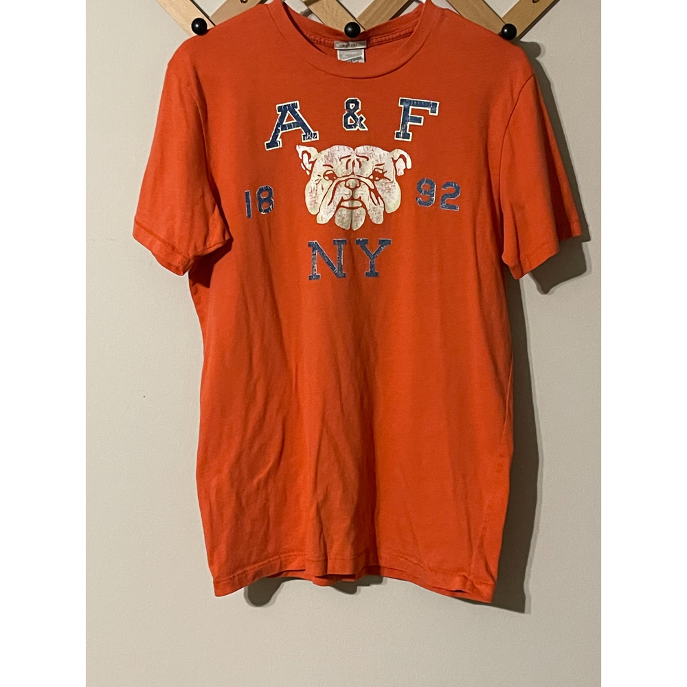 ABERCROMBIE & FITCH Mens Tshirt - Orange - Size Large